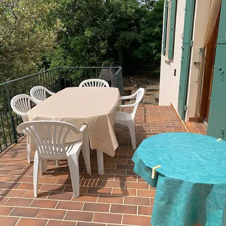Ribes, Maison Familiale Au Calme Avec Vue 度假居
